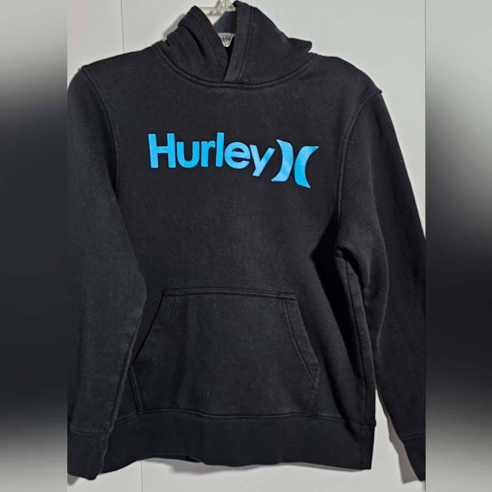 Boy's hooded sweatshirt by Hurley Size L  Black